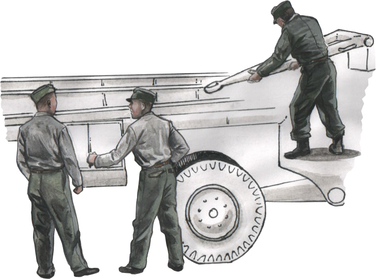 CMK CMF72304 1:72 German Meillerwagen V2 Transporter Personnel
