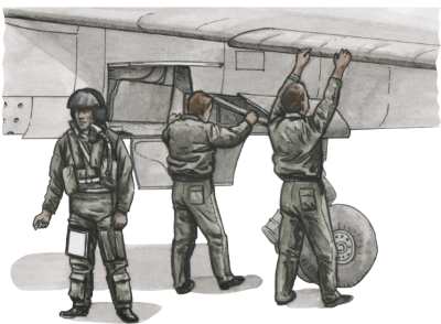CMK CMF72305 1:72 French Pilot & Mechanics for Mirage F.1/III