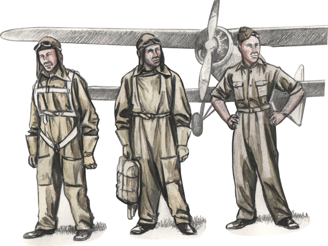 CMK/Czech Master Kits CMF72325 Czechoslovak pre-WWII pilots, 1:72