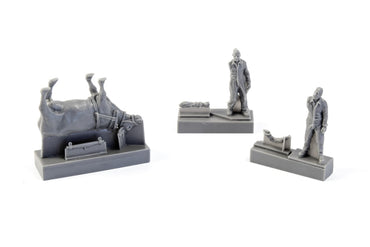CMK CMF72346 1:72 Towing Ox with 2 Luftwaffe ground crew figures