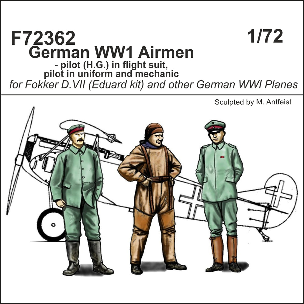 CMK/Czech Master Kits CMF72362 1:72 German WWI Airmen