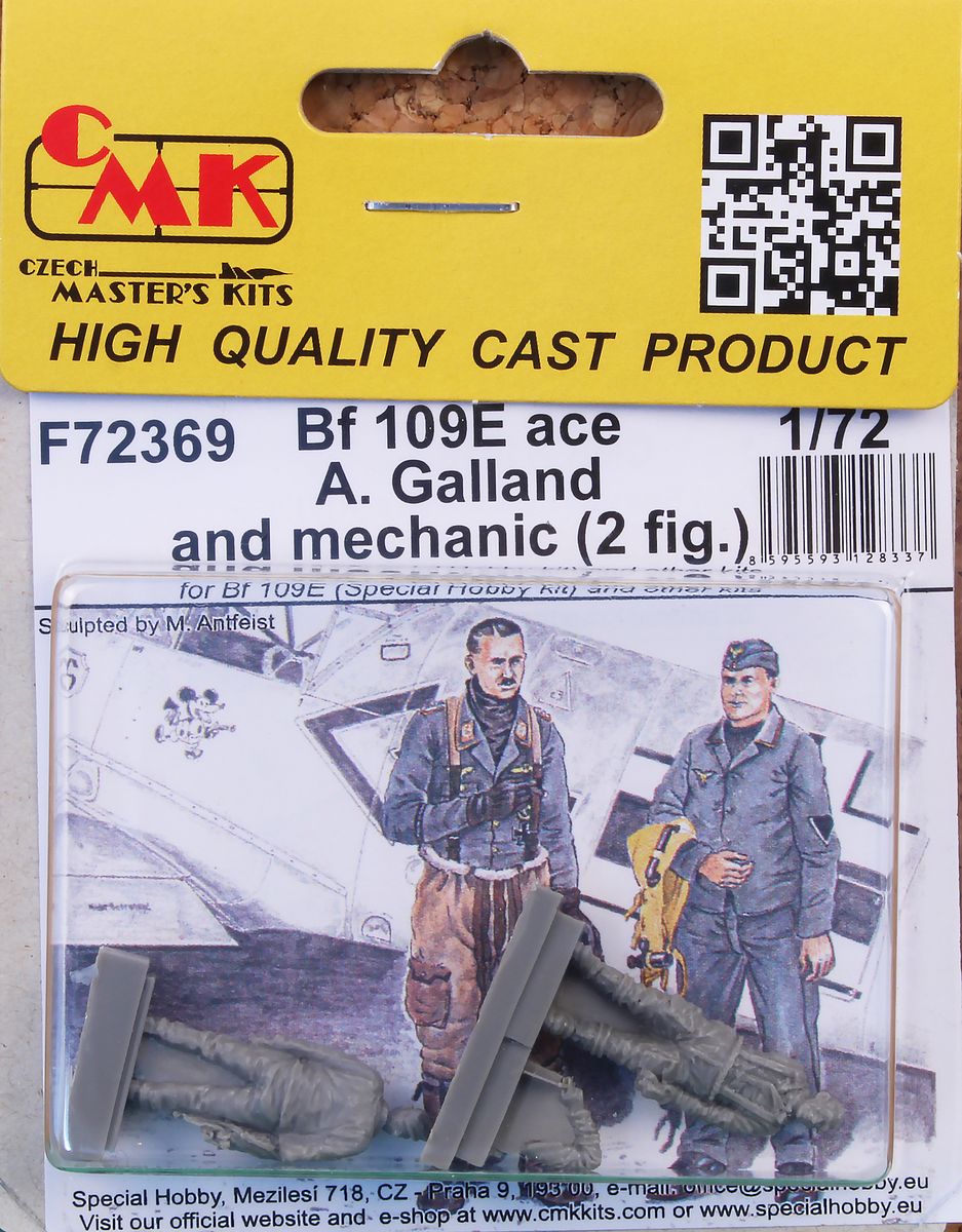 CMK/Czech Master Kits CMF72369 1:72 Messerschmitt Bf-109E-4 Ace A