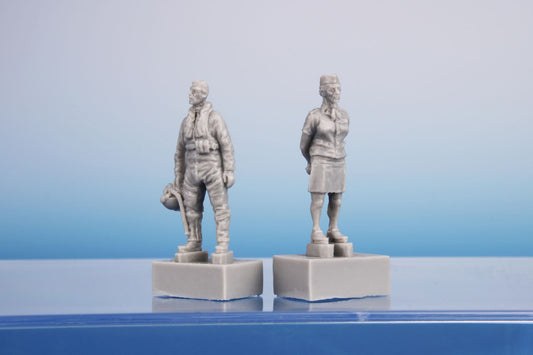 CMK CMF72387 1:72 IAF Mirage IIICJ Pilot & Female Ground Crew