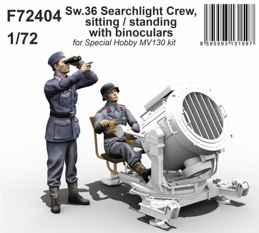 CMK CMF72404 1:72 Sw.36 Searchlight Crew sitting/standing
