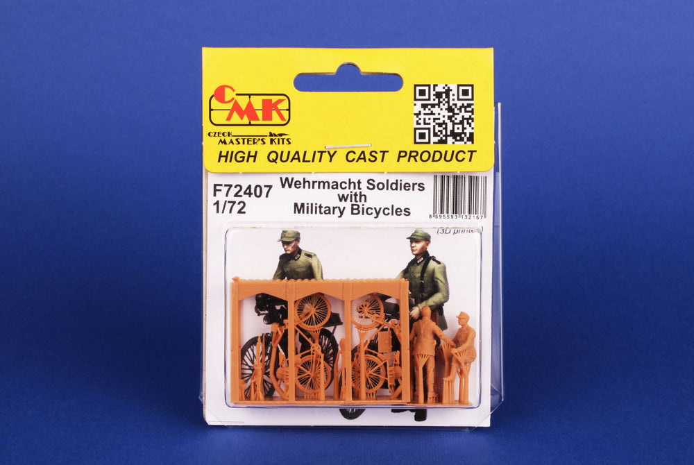 CMK CMF72407 1:72 Wehrmacht Soldiers with Military Bicycles