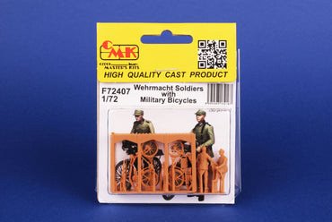 CMK CMF72407 1:72 Wehrmacht Soldiers with Military Bicycles
