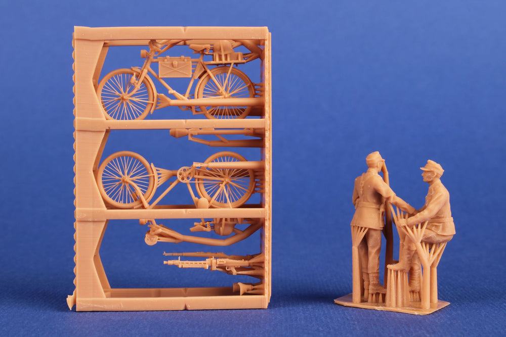 CMK CMF72407 1:72 Wehrmacht Soldiers with Military Bicycles