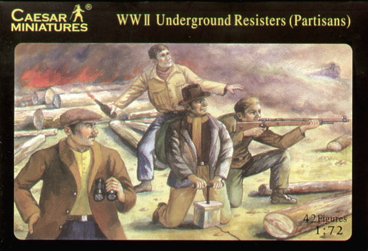 Caesar Miniatures CMH006 1:72 WWII Underground Resistance