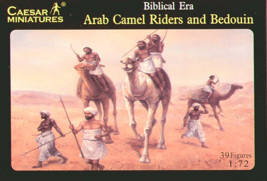 Caesar Miniatures CMH023 1:72 Biblical Era Arab Camels x 2 riders & Bedouins