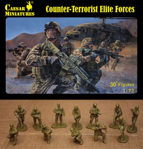 Caesar Miniatures CMH082 1:72 Counter-Terrorist Elite Forces