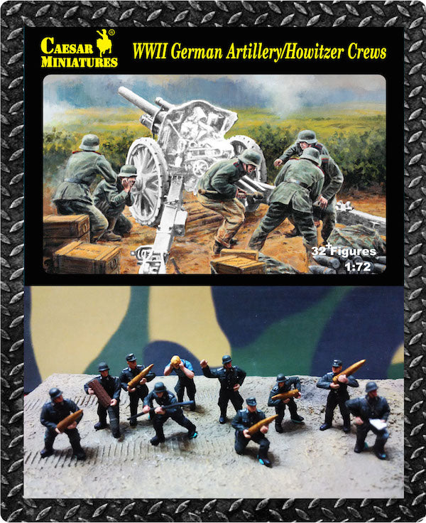 Caesar Miniatures CMH084 1:72 German Artillery/Howitzer Crews