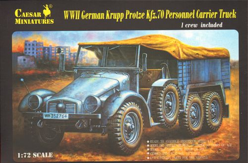 Caesar Miniatures CMH7207 1:72 Krupp-Protze Kfz.70 personnel carrier truck