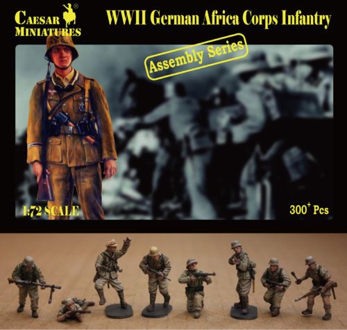 Caesar Miniatures CMH7713 1:72 German Africa Korps Infantry
