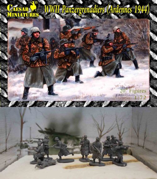 Caesar Miniatures CMHB02 1:72 German Panzergrenadiers