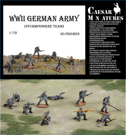Caesar Miniatures CMHB08 1:72 German Infantry