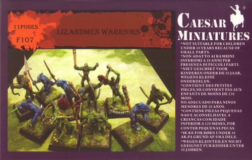 Caesar Miniatures CMHF107 1:72 Lizardmen Warriors 76