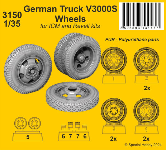 CMK/Czech Master Kits CMK3150 1:35 Ford V 3000 S Wheels