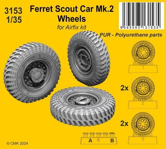 CMK/Czech Master Kits CMK3153 Ferret Scout Car Mk.2 Wheels 1:35 / f