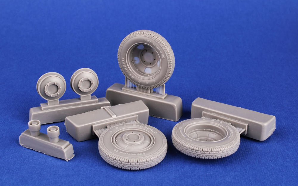 CMK CMK3154 1:35 FRONT V3000S/SSM Maultier front axle Wheels