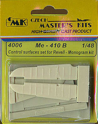 CMK CMK4006 1:48 Messerschmitt Me-410B control surface set