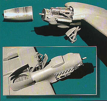 CMK CMK4008 1:48 Me-410B Engine/Undercarriage Detailing Set