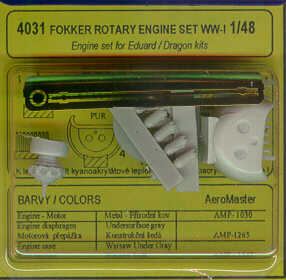 CMK/Czech Master Kits CMK4031 1:48 Fokker rotary engine WWI