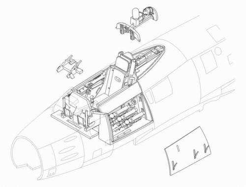 CMK/Czech Master Kits CMK4145 1:48 North-American F-86F Sabre interior