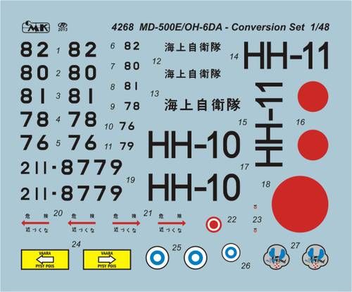 CMK/Czech Master Kits CMK4268 1:48 Hughes MD-500E/OH-6DA