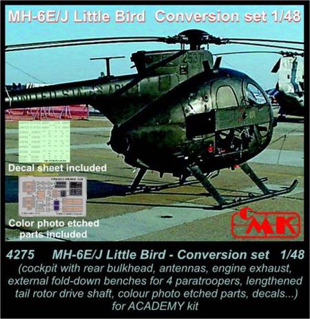 CMK CMK4275 1:48 MH-6E/MH-6J Little Bird Conversion Set