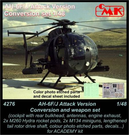 CMK/Czech Master Kits CMK4276 1:48 AH-6F/AH-6J Little Bird
