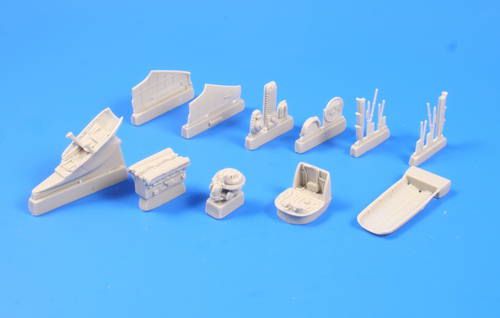 CMK/Czech Master Kits CMK4283 1:48 Spitfire Mk.Vb Tropical engine set