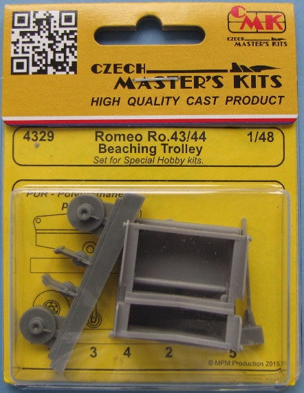 CMK/Czech Master Kits CMK4329 1:48 Romeo Ro.43/Ro.44 Beaching Trolley