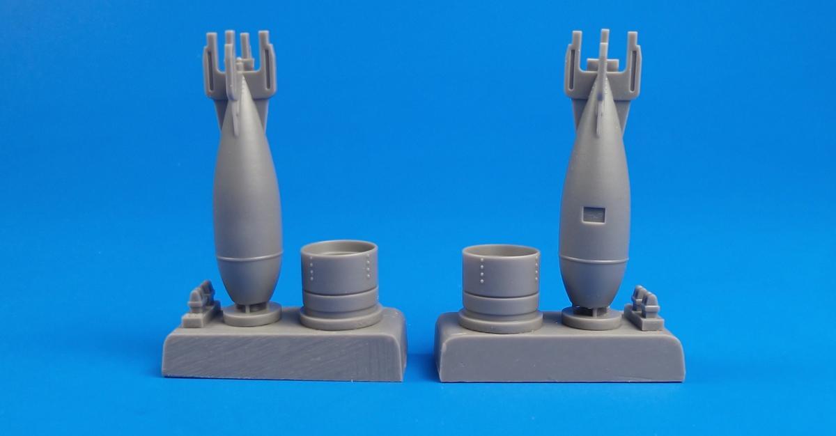 CMK/Czech Master Kits CMK4359 1:48 Anti-submarine Bomb 500lb Mk.IV