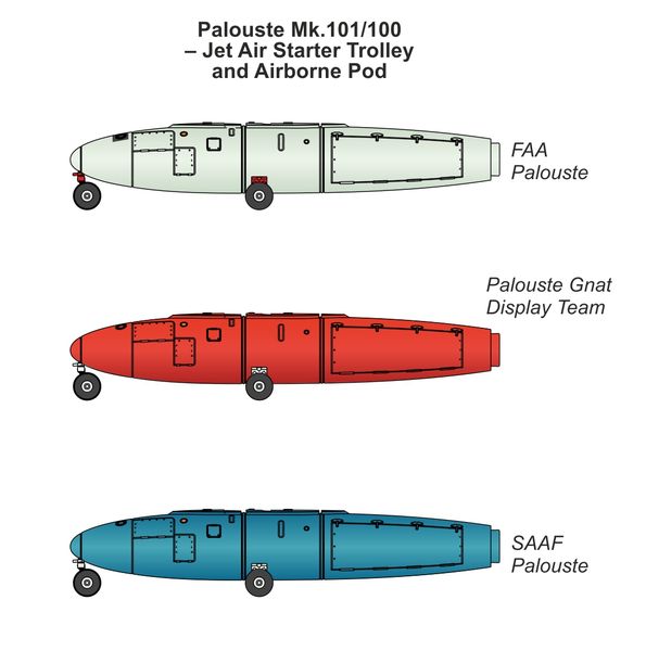 CMK CMK4368 1:48 Palouste Mk.101/102 Jet Air Starter Trolleys