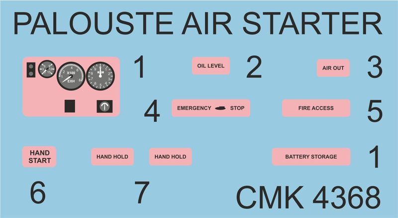 CMK CMK4368 1:48 Palouste Mk.101/102 Jet Air Starter Trolleys