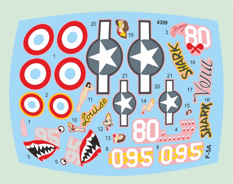 CMK/Czech Master Kits CMK4399 1:48 Lockheed F-5A Recon Lightning Conversion Set
