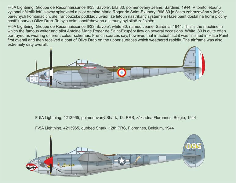 CMK/Czech Master Kits CMK4399 1:48 Lockheed F-5A Recon Lightning Conversion Set