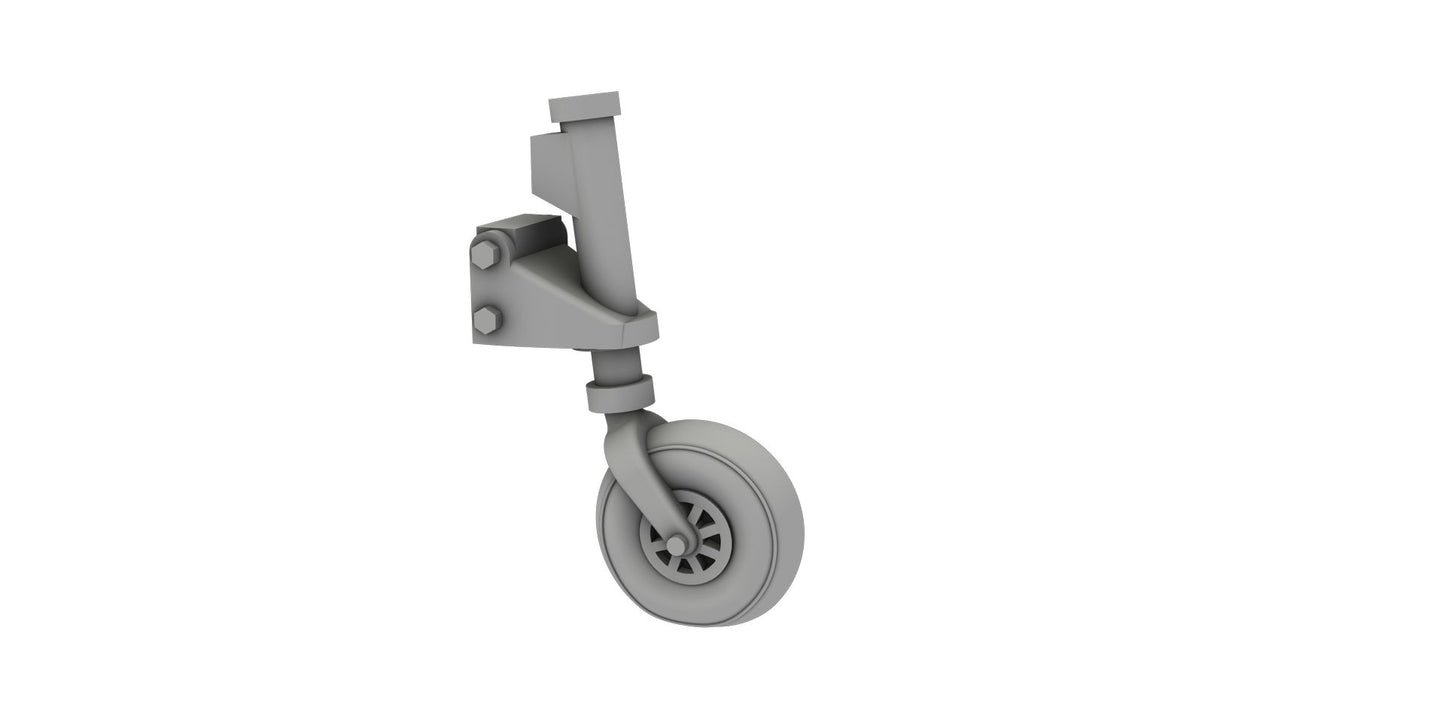 CMK CMK4413 1:48 DH.82a Tiger Moth Mainwheels & Tailskid with Wheel