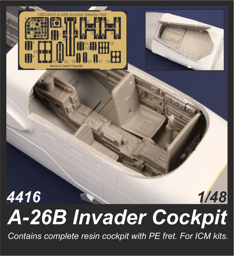 CMK/Czech Master Kits CMK4416 1:48 Douglas A-26B Invader Cockpit