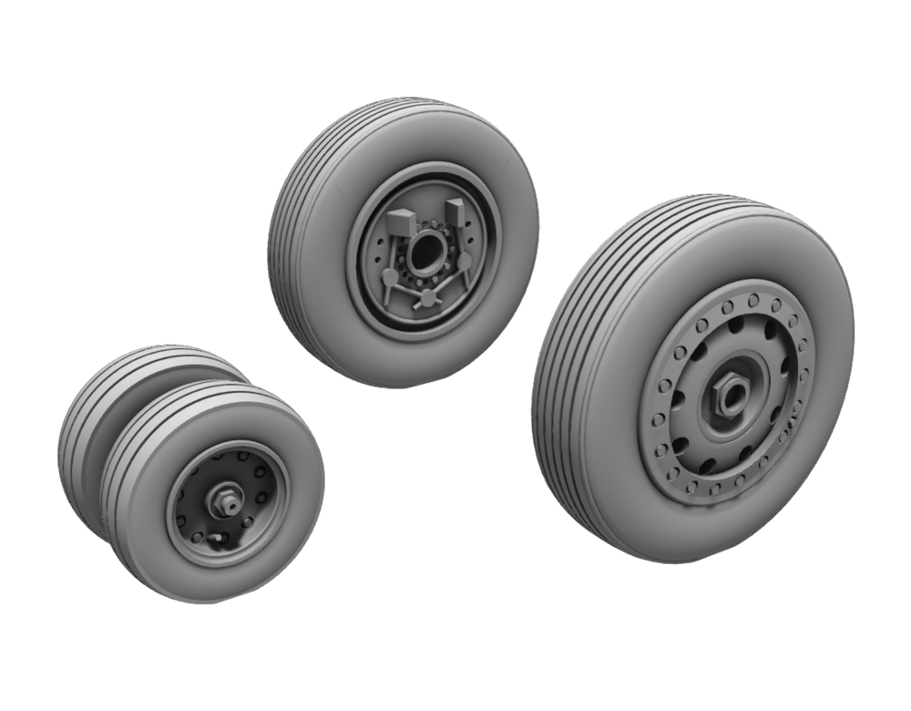 CMK CMK4423 1:48 McDonnell F-4B Phantom Resin Cast Wheels