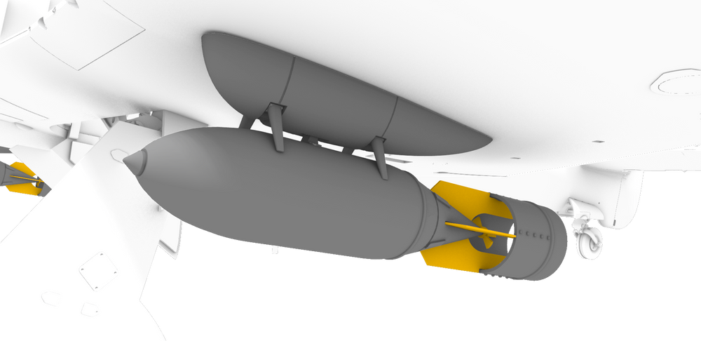 CMK CMK4442 1:48 Hawker Tempest Bomb Racks & 500lb Bombs