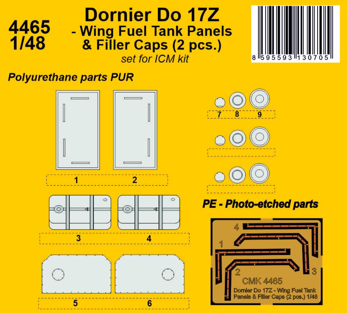 CMK/Czech Master Kits CMK4465 1:48 Dornier Do-17Z