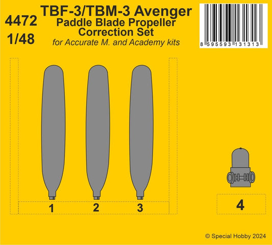 CMK CMK4472 1:48 Grumman TBF-3/TBM-3 Paddle Blade Propeller