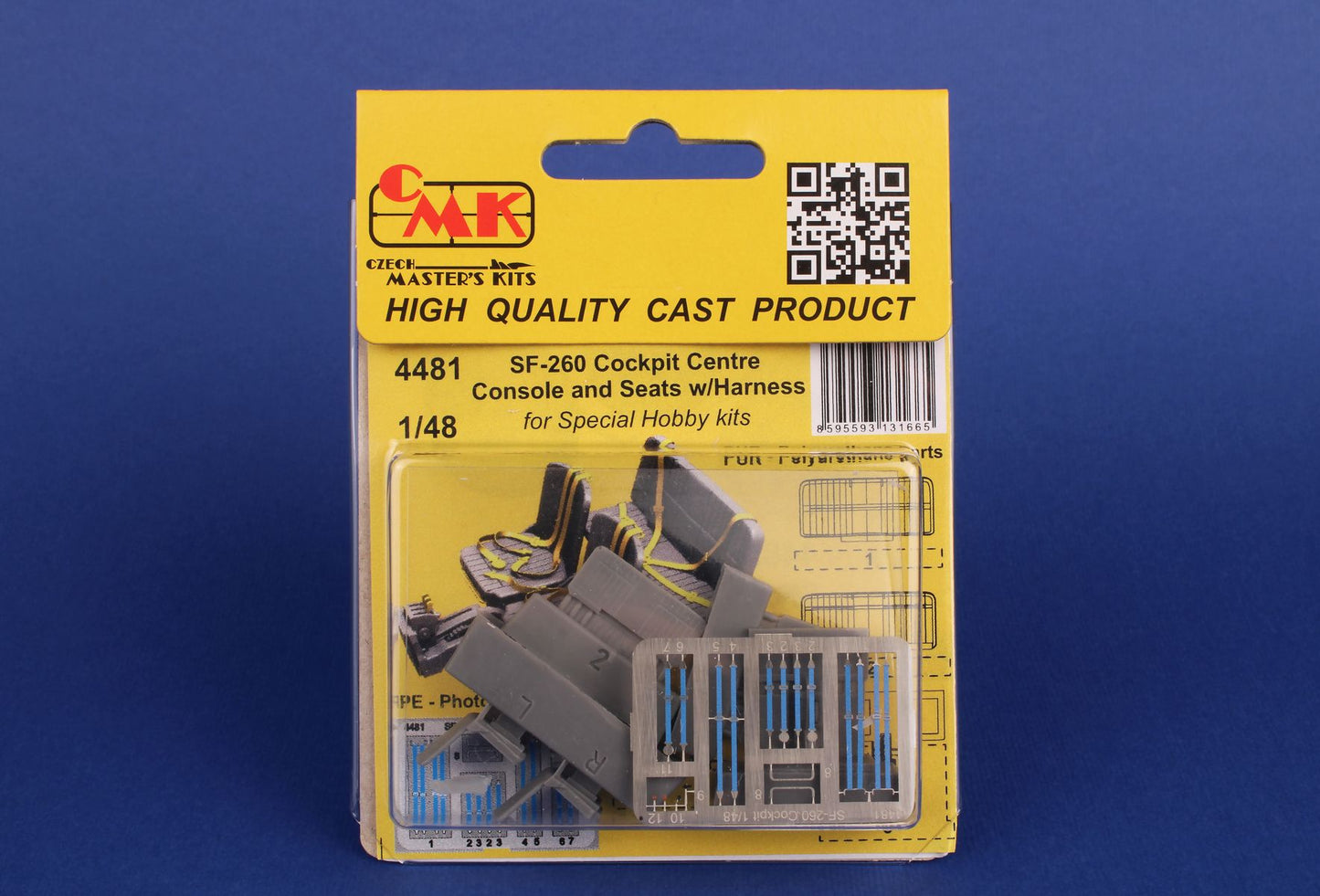 CMK CMK4481 1:48 SIAI-Marchetti SF-260 Centre Console & Seats