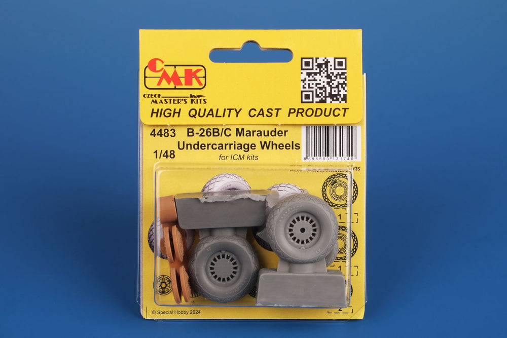 CMK/Czech Master Kits CMK4483 1:48 Martin B-26B Marauder undercarriage & wheels