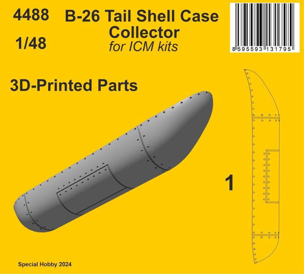 CMK/Czech Master Kits CMK4488 Martin B-26B Tail Shell Case Collector 1:48