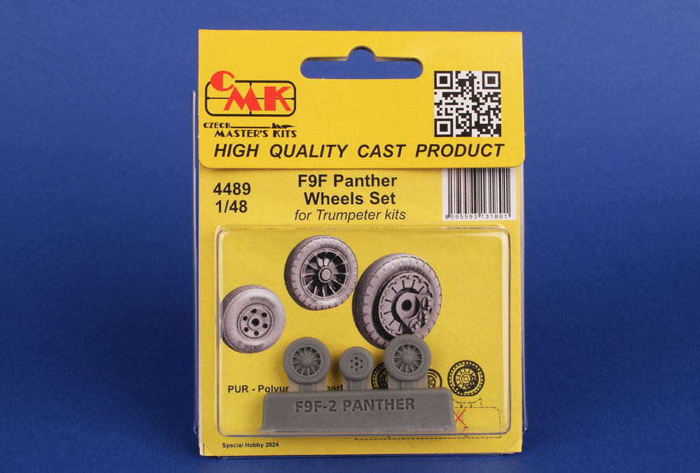 CMK/Czech Master Kits CMK4489 Grumman F9F Panther Wheels Set 1:48