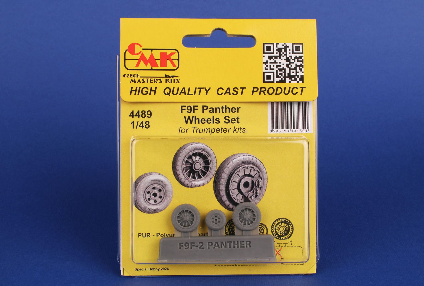 CMK/Czech Master Kits CMK4489 Grumman F9F Panther Wheels Set 1:48