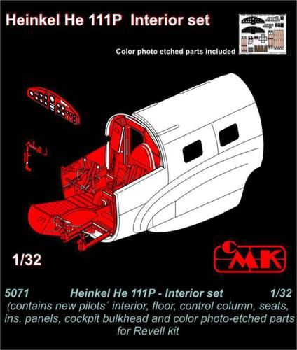 CMK/Czech Master Kits CMK5071 1:32 Heinkel He-111P Interior set