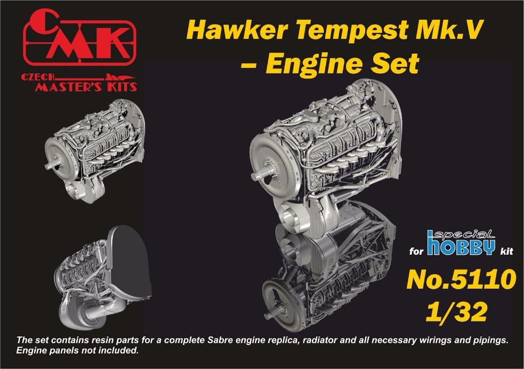 CMK/Czech Master Kits CMK5110 1:32 Hawker Tempest Engine